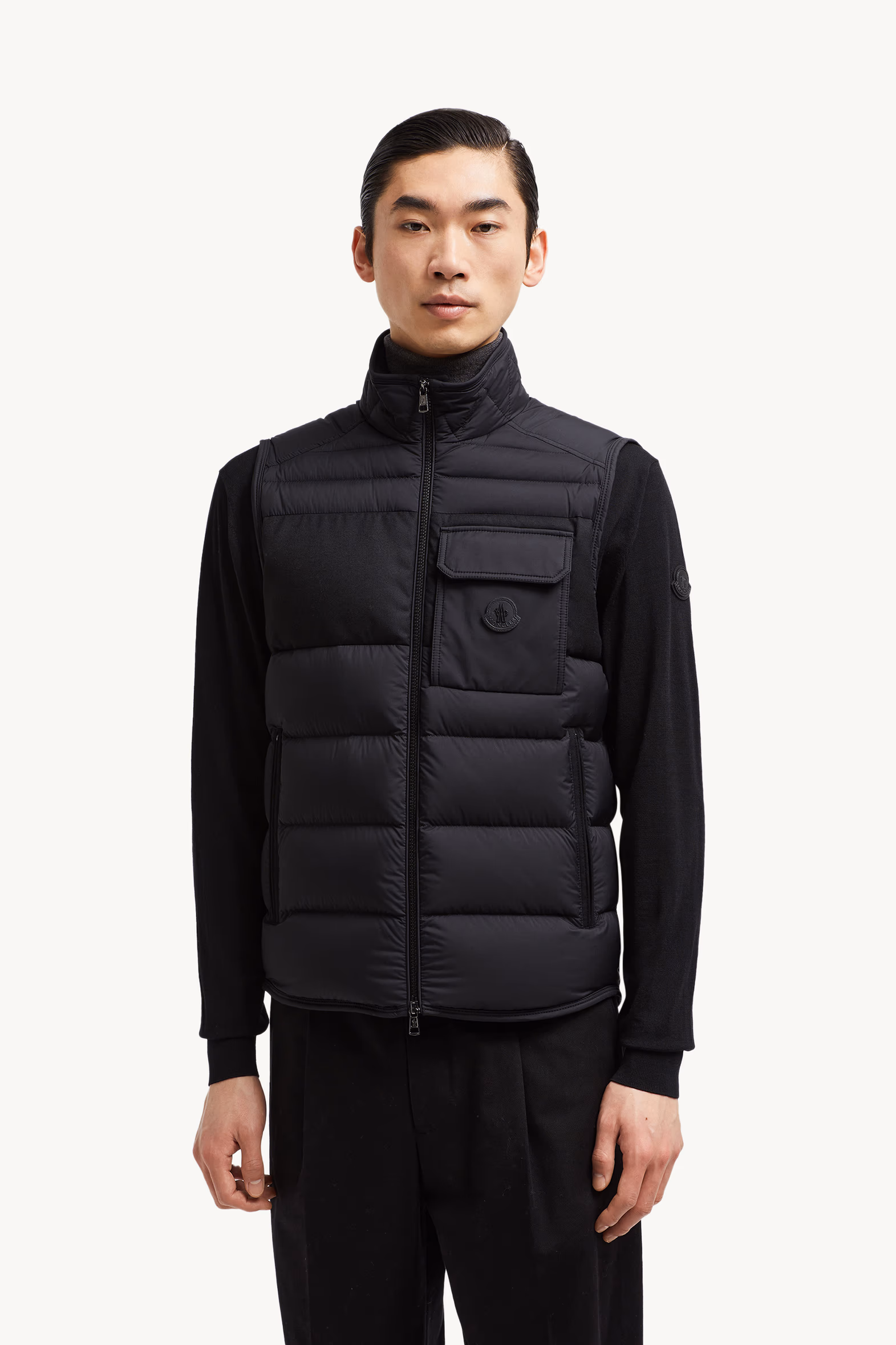 Estagnous Down Vest Men Black Moncler 3